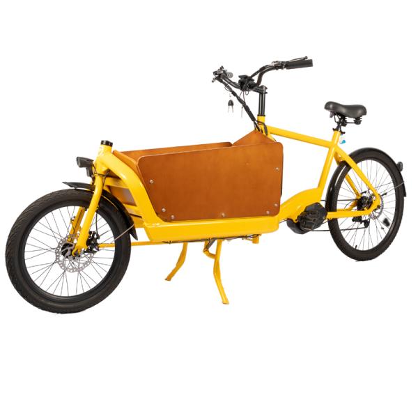 High Capacity Ebike Electric Bike with Rainproof Front Wooden Box and 36V 13Ah Battery