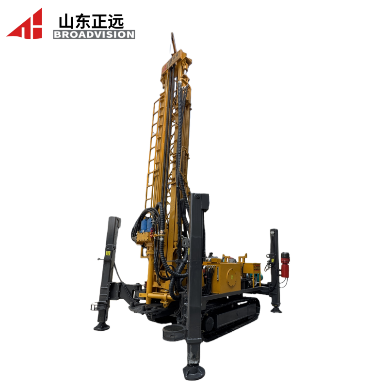 Max rotary torque 8000 4000Nm crawler water well drilling rig compact size 632