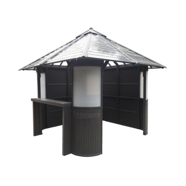 Buy Duty PS Materials Spa Gazebo Burn Resistance Outdoor Brown Luxurious Strong Heavy at wholesale prices