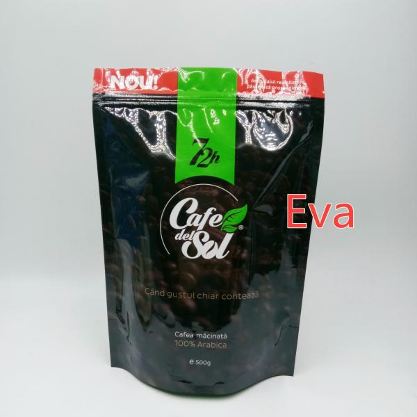 Buy Silver Plastic Stand Up Pouch Bags 500g Non - Toxic For Coffee Tea Powder Packaging at wholesale prices
