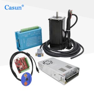 Quality Casun 2 Phase Nema 23 hybrid stepper motor 57x57x69mm 4N.m high torque 4.0A with 4 axis / 3axis for CNC for Engraving machine for sale