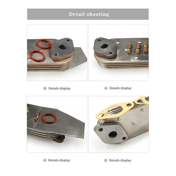 4BD1 4BG1 Engine Oil Cooler 4P 8-97032025-0 8-97027982-0 For Isuzu Diesel Parts