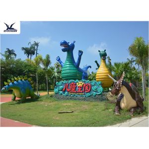 Quality Customized Life Size Fiberglass Statues Handmade For Zoo Exhibition / Water Park for sale