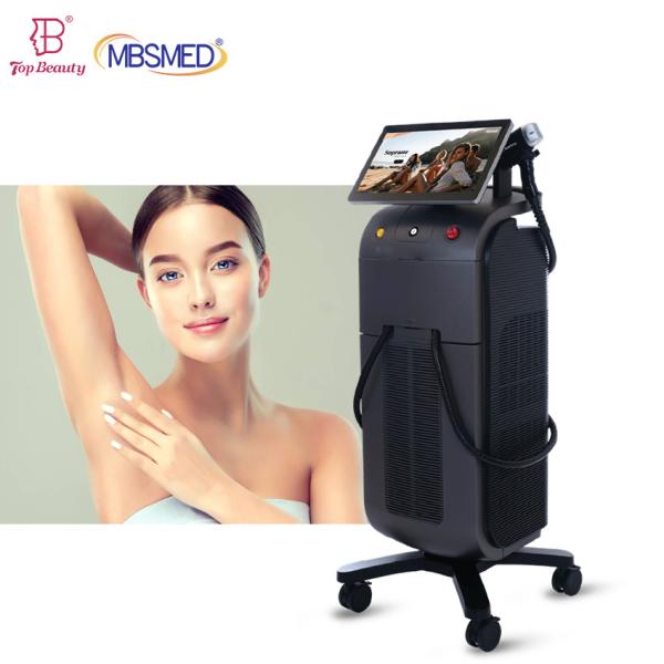 Painless YAG IPL Diode Laser Device Portable 755 808 1064nm Laser Hair Removal
