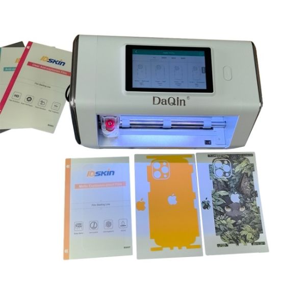 All-in-One Cutting Solution: Custom screen protectors, back films, and vinyl skins instantly.