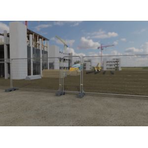 AS 4687 Compliant Australian Temporary Fence Galvanized Reusable