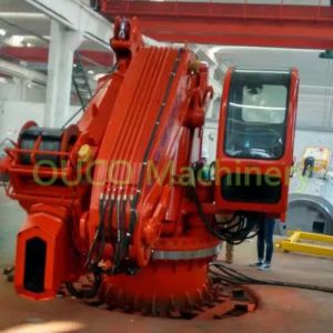 6t Offshore Pedestal Hydraulic Folding Boom Crane