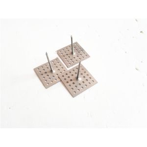 Zinc Plated Perforated Metal Base Insulation Anchor Pins