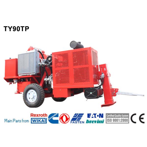 Quality 5km/H 90KN Hydraulic Puller Tensioner Transmission Line Stringing Equipment for sale