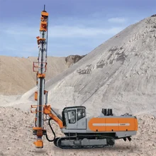 D480A Air Compressor On Board Heavy Duty Rock Drill Rig 35m Maximum Hole Depth