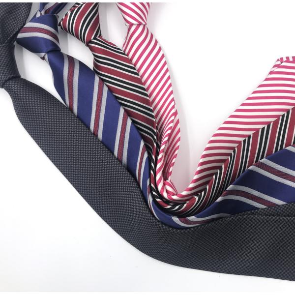 Woven Screen Printing Lightweight Silk Fabric Handmade 100% Silk Tie