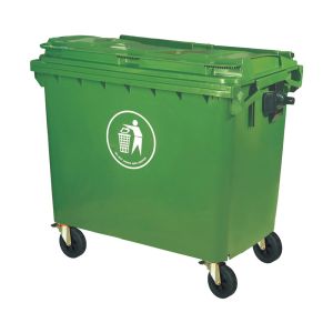 Eco friendly garbage 1100 liter waste bin