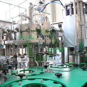 Integrated Glass Bottle Balanced Pressure Carbonated Drink Filling Line