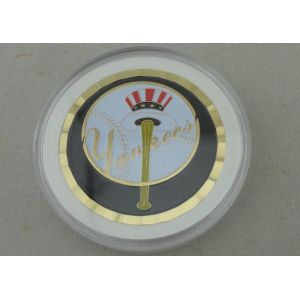 New York Yankees Personalized Coins With Brass Die Struck And 2.0 Inch