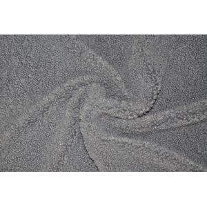 China Grey faux sherpa 100% Polyester Or With Wool 150cm CW Or Adjustable Warp Knitted Fabric Recycled on sale