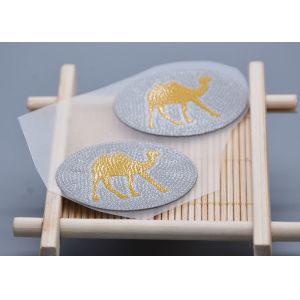 Toothbrush Effect Silicone Heat Transfer Labels Custom For Clothing