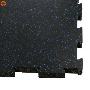 Recyclable Gym Fitness Rubber Flooring Interlocking Practical