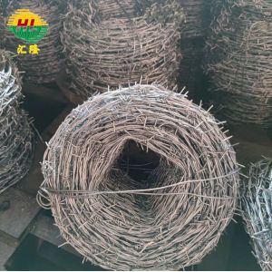 10-200m Length Per Coil Galvanized Barbed Wire Protection Customizable