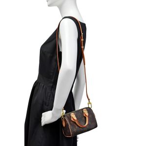 Small Classic Designer Monogram Bag NANO SPEEDY Louis Vuitton M81085