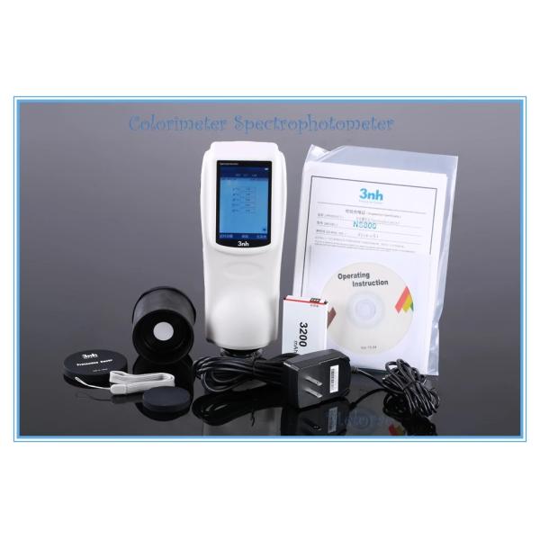 Handheld Colour Measurement Spectrophotometer Ns800 3nh Colorimeter 8mm Aperture 45/0