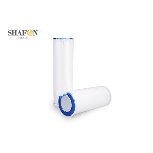 White Color Acrylic Lotion Bottle 30ml Cylinder Shape SGS Certification