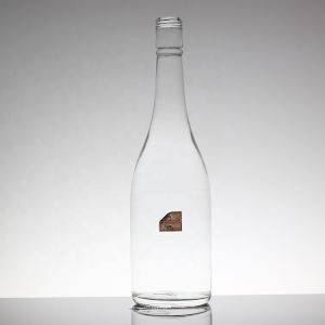 Transparent Round 700ml 350ml Custom Mineral Water Glass Bottle for Industrial