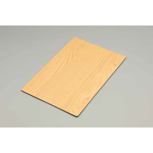 Scratch-resistant Yellow Walnut Aluminum Composite Panel 4MM wall cladding