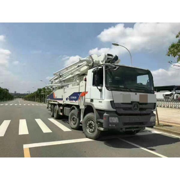 Full Recondition Zoomlion 56m Used Concrete Pump with Benz Chassis