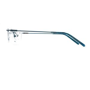 MD133 Square Metallic Optical Frames Unisex Classic Design