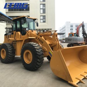 5t wheel loader Articulated boom loader with joystick,rock bucket,weichai engine