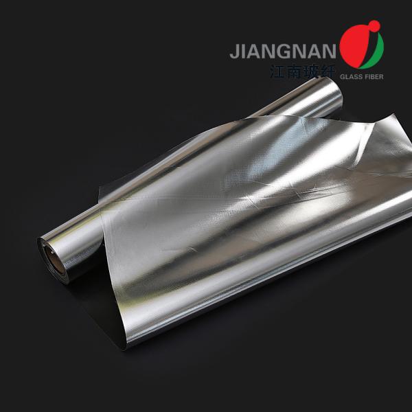 Buy Aluminum Foil 0.4mm Fabric Fiberglass Insulation Cover 18 Micron at wholesale prices