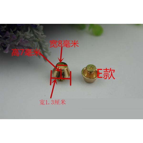 China manufacture produce high quality gold color 8 mm round metal rivets for leather bags