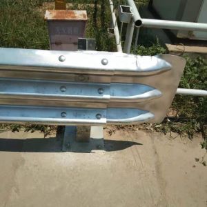 Highway Corrugated Steel Guardrail Spacer Crash Barrier for Roadway Safety Q235