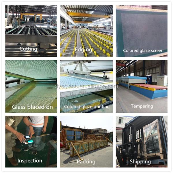 8mm Color Back Painted Tempered Glass for Backsplash for Kitchen