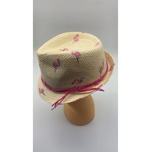 Natural Sun Hat With Adjustable Chin Strap For Women