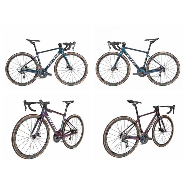 Holographic color Carbon Fiber Road Bicycle Disc Brake SHIMANO UT R8000 22 Speed