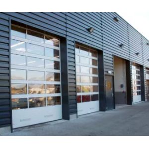 Automatic Electric Rolling Exterior Transparent Aluminum Alloy Sectional Garage