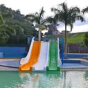 OEM ODM Commercial Water Slide Fiberglass Swimming Pool Slide Oxidation