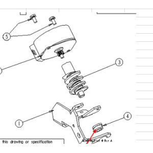 ATM parts NCR parts 66XX shutte SPIRAL DRIVE BEARING 445-0707726