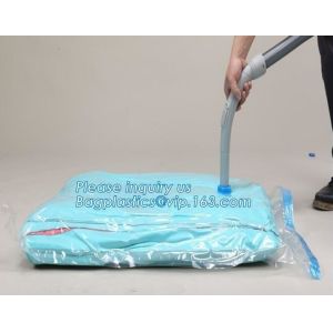 large size vacuum plastic big jumbo, vacuum hanging bag with a valve, vacuum