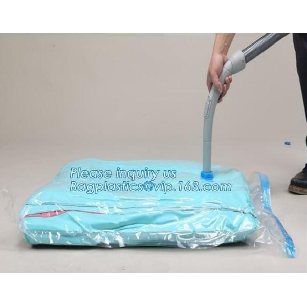 large size vacuum plastic big jumbo, vacuum hanging bag with a valve, vacuum