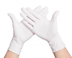China L XL Protective Disposable Gloves Powder Free White Pure Glove Latex Disposable Gloves on sale