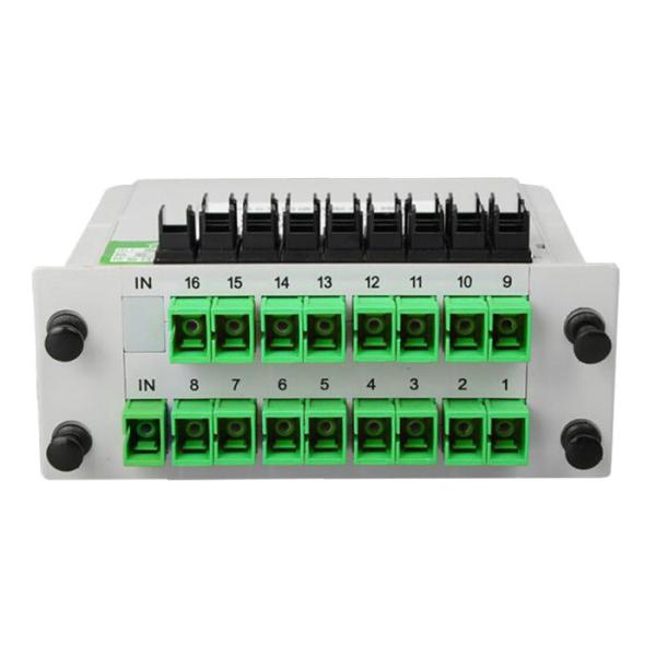SC UPC 1x16 Splitter Box For Fiber Optic Cable, Cassette Plc Fiber Optic