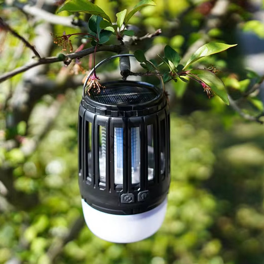 Buy Solar Camping Electronic Mosquito Killing Bug Zapper Killer Lamp Fly Trap for Outdoor Indoor at wholesale prices