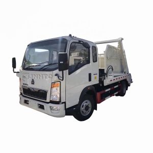Hydraulic Swing Arm Light Small Garbage Truck 4x2 3m3 5m3 Container