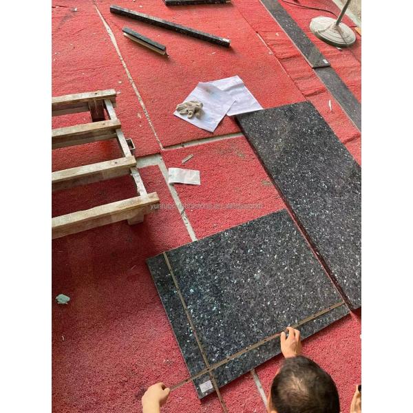 Modern Blue Granite Stone Slabs Prices for Natural Blue Pearl Countertop Renovation