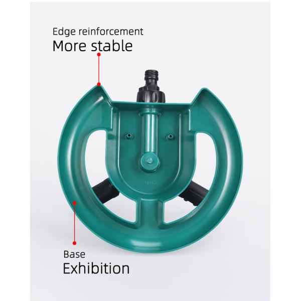 Automatic Watering Grass Lawn 3 Arms Nozzles Garden Sprinkler with Female Connection