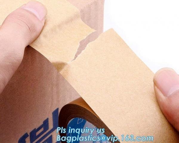 Buy Water-activated Reinforce Kraft Gummed Paper Tape for Sealing & Strapping,Self adhesive kraft paper gummed tape bagease at wholesale prices