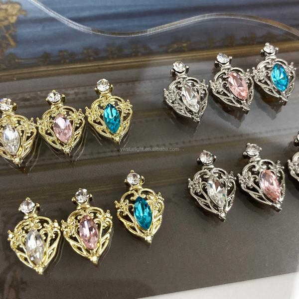 2023 new Nail charms ins hot sell colorful 3d nail art jewelry nail art decoration