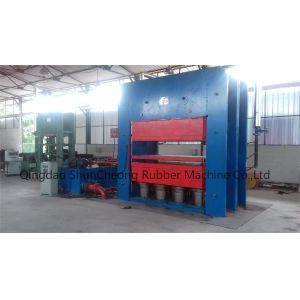 Hydraulic Rubber Vulcanizing Machine / Cow Stable Mat Making Plant